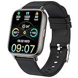 Smartwatch, 2022 Fitness Tracker 1,69' HD Display Fitness Armbanduhr mit Pulsuhr Schlafmonitor, Sportuhr Schrittzähler Uhr, Stoppuhr IP68 Wasserdicht für Damen Herren, Smart Watch für iOS