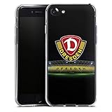 Silikon Hülle kompatibel mit Apple iPhone 7 Case transparent Handyhülle SG Dynamo Dresden Stadion SGD