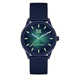 ICE-WATCH - ICE Solar Power Borealis - Blaue Damenuhr mit Silikonarmband - 019033 (Small)