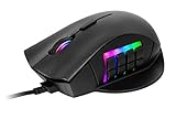 Tt Esports Nemesis Switch Optical RGB Gaming Maus (optischer PMW-3360 Sensor, mit einer Auflösung von bis zu 12000 DPI)