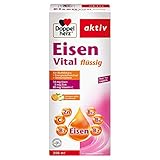 Doppelherz Eisen Vital – Eisen unterstützt die normale Funktion des Immunsystems und trägt zur normalen Bildung der roten Blutkörperchen bei – 500