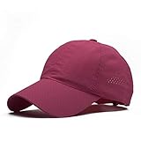 Herren Kappe Hut Männer Frauen Sport Running Caps Schnelltrocknend Verstellbare Baseballkappe Outdoor Visierkappe Summer Sun Hat Atmungsaktiver Mesh Hat Golf Hat-A5_Adjustab