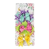 Binggong Zubehör Bunte Clips Kopfbedeckung Mädchen Baby Cartoon Bowknot Baby Care (G, One Size)