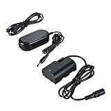Andoer ACK-E6 Netzteil LP-E6 LP-E6N DC-Koppler Dummy Akku Adapterkamera Ladegert für Canon EOS 5DS 5DS R 5D Mark II III IV 60D 60Da 6D 70D 7D 7D Mark II 80D DSLR