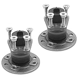 2x Radlagermit integriertem ABS-Sensor Hinterachse links rechts Lochkreis: 4x100