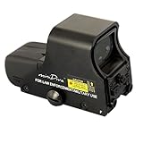 Minidiva® 551 Holographic Sight Red Green Point Visier / Dot Anblick Bereich, 10 Stufen Helligkeit, passt in jede 20mm S