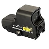 Minidiva® 551 Holographic Sight Red Green Point Visier / Dot Anblick Bereich, 10 Stufen Helligkeit, passt in jede 20mm S