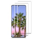 Agedate Displayschutzfolie für Samsung Galaxy S21 Ultra 2-Stück,Galaxy S21 Ultra Panzerglas,Fingerabdruck-ID Unterstützen 9H Härte Kratzfestigkeit Anti-Fingerabdruck Gehärtetes Glas für S21 U