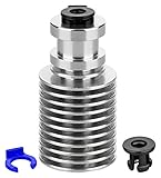 Turmberg3D - V6 Kühlkörper/Heatsink Upgrade - kompatibel mit E3D V6 Hotends 1,75 mm bowden & direkt, mit Spannzange und Clip