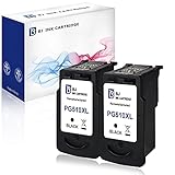 BJ Remanufactured Patronen für Canon PG-510 kompatibel für Canon IP2700 MP230 MP240 MP250 MP260 MP270 MP280 (2 Schwarz)