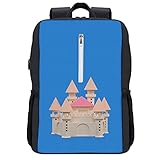 Personalisieren Wasserdichte Erwachsene Männer Frauen Taschen Packs Koffer Rucksäcke mit Ladeanschluss custommake Retro Architecture Art Anime Cute für Ehemann Ehefrau Geschenk W