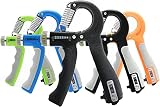 ZESLIV Handtrainer Fingertrainer Griffstärkevorrichtung Unterarmtrainer Hand Trainingsgerät Fingerhantel Handgreif Trainer Handmuskeltrainer Einstellbarer Handgelenk Gegenhandkraft Übungswerkzeug