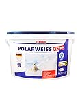 Innenfarbe Polarweiss Extra 10 Liter'Blauer Engel' Innen Farbe ca. 70 m² weiß matt weiss Wandfarb