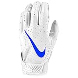 Nike Vapor Jet 5.0 White Pack Edition, American Football Handschuhe - weiß/royal Gr. S