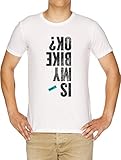 is My Bike Ok Herren T-Shirt Weiß