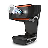 HD 1080P Webcam mit Mikrofon, USB-Webkamera für PC/Laptop/Desktop-Kamera Skype Zoom YouTube Facetime Stream Computer Kamera Online Meeting Class L