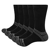 YUEDGE 5 paar Wandersocken Trekkingsocken für Herren Atmungsaktiv Sportsocken Hochleistung (L)