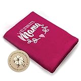 Weltbeste Mama - Handtuch Bestickt 50x100cm 100% Baumwolle /Geschenkideen für Mütter / Geschenke für Mama zum Geburtstag / Muttertag & Weihnachten / HISA DARIL® (Beere)