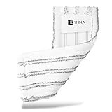 HEYNNA® Profi Wischbezug mit 2 Faser Spezialborsten – universal Wischmopp 42cm für alle glatten Böden geeig