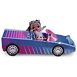 LOL Surprise Dance Machine Auto mit einer exklusiven Puppe, einem Überraschungs-Pool, einer Tanzfläche und Schwarzlicht - mehrfarbiges Puppenauto für Mädchen ab 4 J