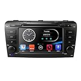 Hizpo 7 Zoll Double Din In Dash HD Touchscreen Auto DVD-Player GPS-Navigation Stereo für Mazda 3 2004 2005 2006 2007 2008 2009 Unterstützung Navi / Bluetooth / SD / USB / FM / AM Radio / DVD / 1080