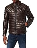 BOSS Herren Jonn Lederjacke, Dark Brown202, 50