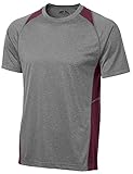 Joe's USA Herren Athletic Heather All Sport Trainings-T-Shirts - Braun - Regulär X-Large (54-55)