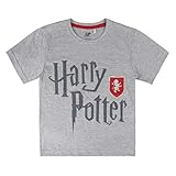 Cerdá Jungen Camiseta Manga Corta Premium Harry Potter T-Shirt, Grau (Gris C13), 6 Jahre (Herstellergröße: 6)
