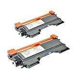 Logic-Seek 2 Toner kompatibel für TN-2220 TN-2010 Brother MFC-7360N HL-2240DR L HL-2250DNR HL-2270DW HL-2130 DCP-7055 DCP-7057 HL-2132 HL-2130 R HL-2132 R - XXL Füllmenge, Schwarz je 5.200 S