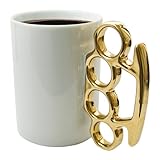 THABTO Schlagring-Kaffeebecher in Gold und Weiß