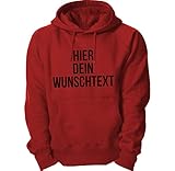 Kapuzenpullover mit Wunschtext/Selber gestalten mit dem Amazon T-Shirt Designer/Hoodie Druck/Shirt Designer Kapuzenpullover H