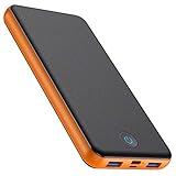 HETP Powerbank 26800mAh - Schnellladung PD Ladegerät【Quick Charge 3.0 Power Delivery】 Externer Akku Pack 3-Ausgang & 2-Eingang Type-C Power Bank für Telefone Tablets und mehr [18W PD QC 3.0]