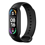 Xiaomi Mi Smart Band 6, Fitness- & Aktivitätstracker (1,56 AMOLED Display, 30 Trainings Modi, SpO2 tracking, Schlaf- und Pulsüberwachung, 14 Tage Batterielaufzeit, 5ATM Wassergeschützt, Mi Fit App)