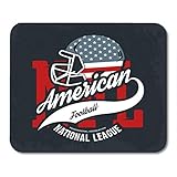 Mauspad american football helm t-shirt dark superior united states flag mousepad für notebooks, Desktop-computer mausmatten, Bü