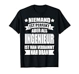 Herren INGENIEUR Lustig Spruch Maschinenbau Elektrotechnik Student T-S