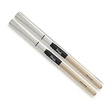 Stagg 21366 Jazzbesen Nylondrähte mit Holzgriff (Drahtlänge: 15cm, Gesamtlänge: 35cm) weiß