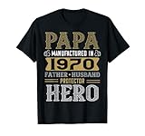 Herren Geschenk zum 50. Geburtstag Papa 1970 Vater Ehemann Beschützer Held T-S