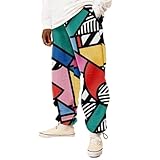 Yikesnt Herren Freizeithose Herbst und Winter im europäischen und amerikanischen Stil mit Taschen und bedruckter Outdoor-Übungshose für Zuhause S