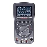 JJWC 2 IN1 Digital 40 MHz 200ms / S Oszilloskop 6000c Ableitungen True RMS Auto Multimeter Analog GRAP Waveform Werkzeug LCD Tragbare Skop
