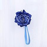 LUCAR. Vorhangclips 1 Paar Blume Stil Vorhang Krawatte Backs Vorhang Schnalle Kreative Freibau Punch-freie Vorhangclips for Schlafzimmer Badezimmer Perfekte Vorhangdek