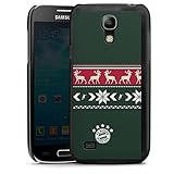 DeinDesign Hard Case kompatibel mit Samsung Galaxy S4 Mini Schutzhülle schwarz Smartphone Backcover FC Bayern München Weihnachten FCB