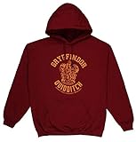 Amacigana Harry Potter Herren Gryffindor Quidditch Kapuzenpullover Hoodie (A1,M)