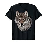 Wolf Tiermotiv Tier Kunst Motiv Wolfs Tiergesicht Wolfmotiv T-S