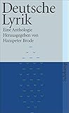 Deutsche Lyrik: Eine Anthologie (suhrkamp taschenbuch)