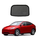 YYBHSD FüR Tesla Model Y 2019-2022 Neue TPE-Auto-Kofferraum-Untermatte, wasserdichte, rutschfeste Schutzpolster, Cargo-Liner, Kofferraumwanne, Bodenmatte, ZubehöR