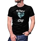 The Original DILF Carlisle Cullen Twilight Herren Schwarz T-Shirt Size 3XL