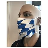 XXL Designer Gesicht Mund Nase Maske - Made in Niederbay