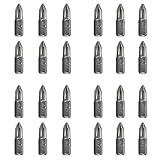 24 Stück Schraubendreher Bohrer Sets Schrauberbits PH2-Bit Beschädigte Schraubenentferner Set 25mm Stahl-Schraubenentferner Hart Zubehör für Elektrowerkzeug