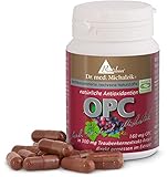 OPC nach Dr. med. Michalzik - Extrakt aus Vitis vinifera mit 160 mg reinem OPC und 50 mg Vitamin C je Kapsel - natürliche Antioxidantien - 72 rein pflanzliche Kapseln - ohne Zusatzstoffe - von BIOTIKON®