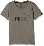 PUMA Kinder ESS No.1 Tee Shirt, Castor Gray, 140